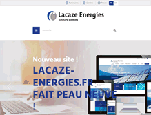 Tablet Screenshot of lacaze-energies.fr